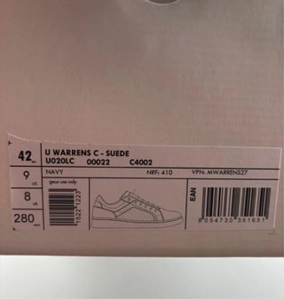 Geox Warrens Sneakers Azul Marino Talla 42