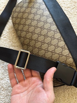 Borsa a spalla Gucci GG Supreme Beige/Marrone