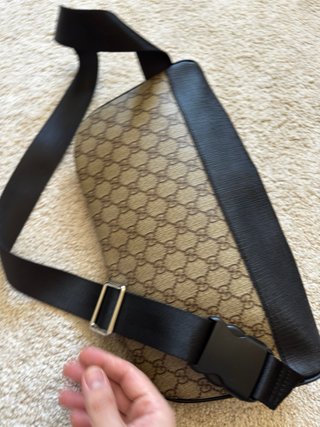 Borsa a spalla Gucci GG Supreme Beige/Marrone