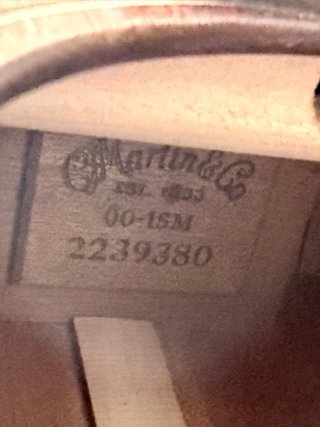 Guitarra Martin 00-15m