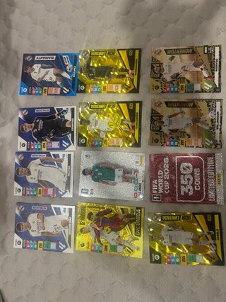 Lote Tarjetas Fútbol Real Madrid Adrenalyn