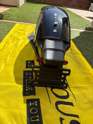 Sistema de escape para moto Cruiser