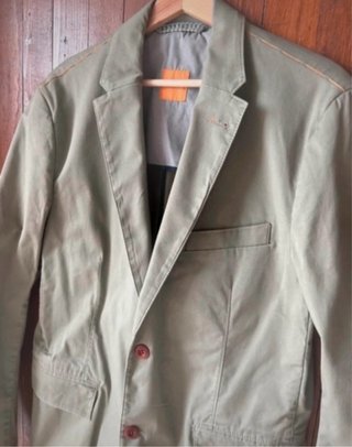 BOSS Blazer Uomo Verde Taglia L