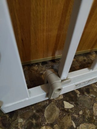 Barrera de seguridad en perfecto estado.