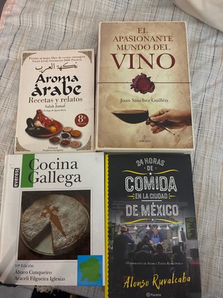 Lote libros cocina gastronomía vino cocina gallega