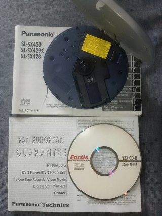 NUEVO Reproductor CD Portátil SIN Estrenar Panason