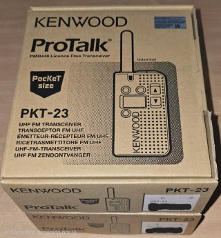 2 Walkie Talkies Kenwood ProTalk PKT-23 Nuevos