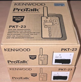 2 Walkie Talkies Kenwood ProTalk PKT-23 Nuevos