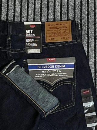 Levi's 501 Selvedge Uomo W36 L32