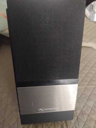 Altavoces Schneider 2 Vías Negro/Plata