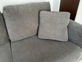 Sofá chaise longue gris 3 plazas
