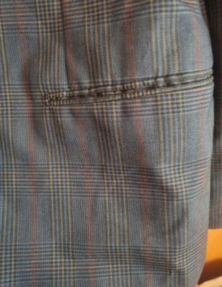 Americana Burberrys Lana Vintage Cuadros T52