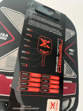 Pala Pickleball Nox Luxury Nervo 18K.