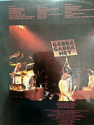 Vinilo Ramones It's Alive Punk Rock
