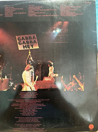 Vinilo Ramones It's Alive Punk Rock