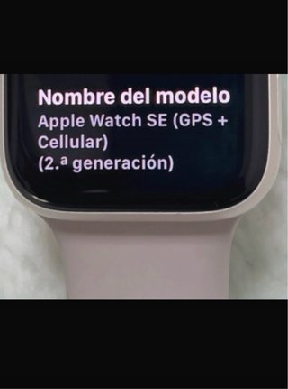 Apple Watch SE 2ª Gen Plata/Negro