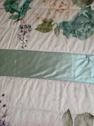 Edredón floral rosa blanco cama 135, 2 cojines