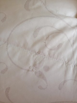 Edredón floral rosa blanco cama 135, 2 cojines