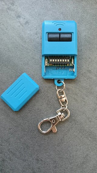 Mando Garaje Clemsa TX2 Azul