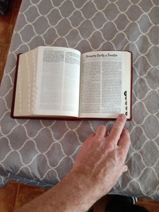 La santa biblia .