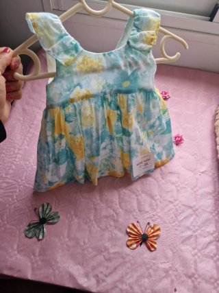 Vestido floral Bebé Niña 0-3 meses