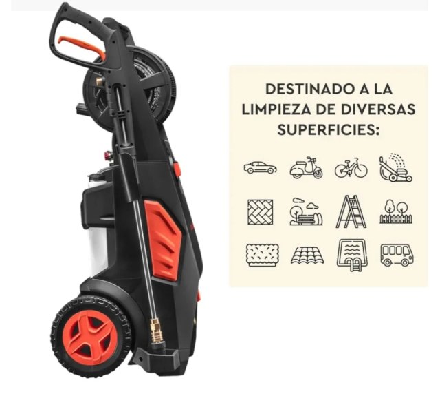 Hidrolimpiadora Alta Presión 3000W 180 Bar
