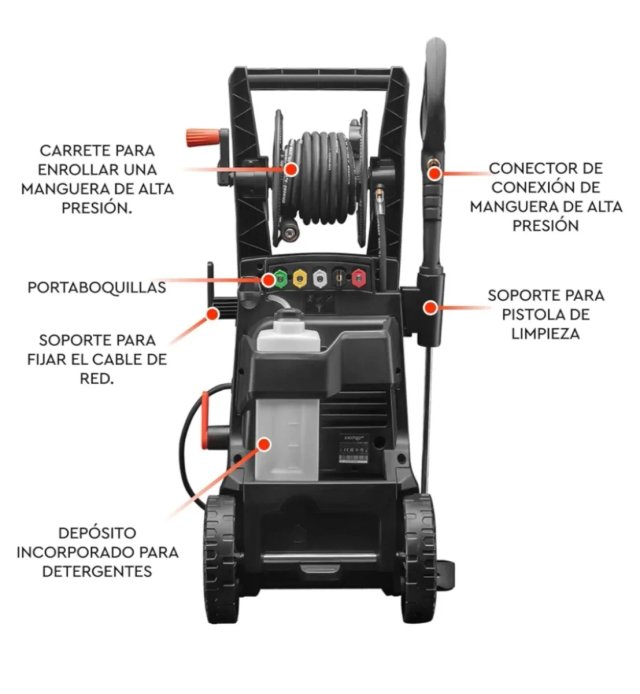 Hidrolimpiadora Alta Presión 3000W 180 Bar