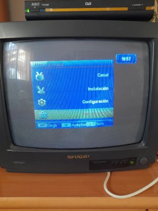 Lote TV Sharp 14 + TDT Airis