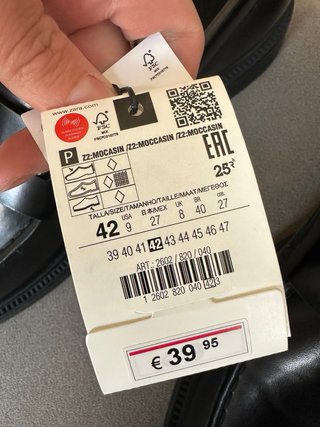 Mocasines Zara Hombre Negros.