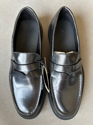 Mocasines Zara Hombre Negros.