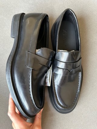 Mocasines Zara Hombre Negros.