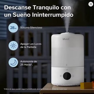 Humidificador Levoit 3L Alexa Silencioso