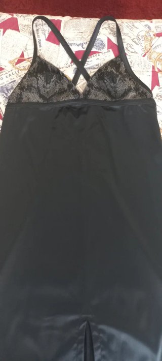 Camisón y bata La Perla negro