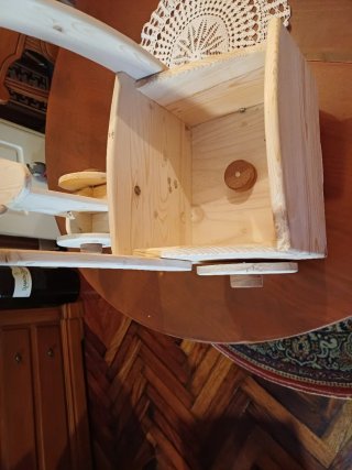 Carrito correpasillos madera artesanal
