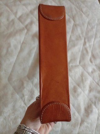 Borsetta artigianale Denim e Cuoio vintage