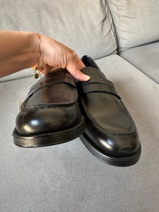 Mocasines Zara Hombre negros.