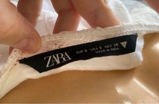 Vestito Zara bianco tg S