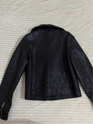 Chaqueta Biker Forever 21 Negra Talla M