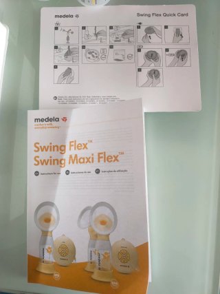 Sacaleches Medela Swing Maxi Flex con muy muy poco