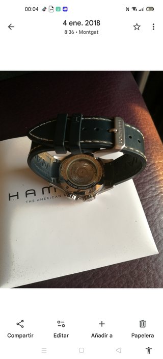 Reloj Hamilton Khaki Automático 42mm