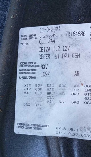 Mando multifunción seat 6q0953503cj ibiza 472361