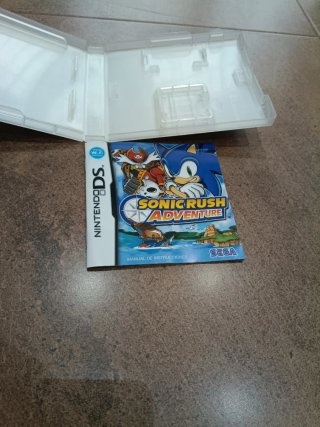 Sonic Rush Adventure Caja e Instrucciones
