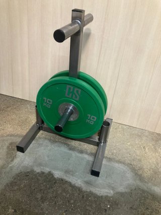 Soporte Discos de Pesas Olimpicos de 50 mm Bumper