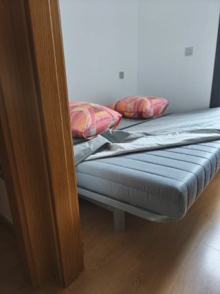 Sofá Cama Plegable Gris