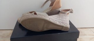 Sandalias Jaimo cuña yute beige