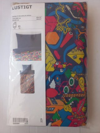 Funda nórdica IKEA LUSTIGT multicolor
