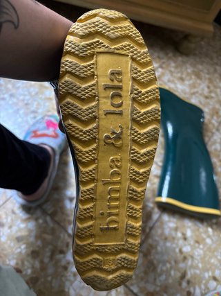 Botas de agua verdes