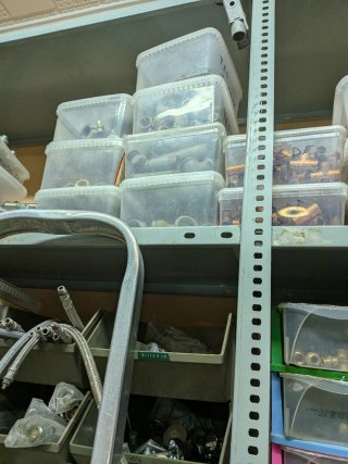 Material fontanería cobre y accesorios