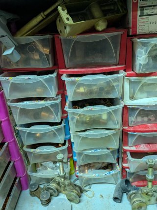 Material fontanería cobre y accesorios