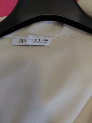 Chaqueta ZARA Beige y Negra Talla S